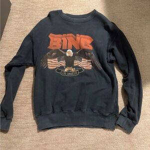 Anine Bing Black Eagle Sweatshirt